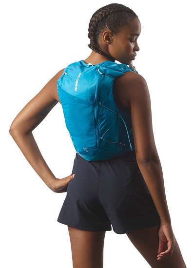 Жилет Salomon Active Skin 12 Set Blue Danube/Blue Curacao - Фото 3 большая