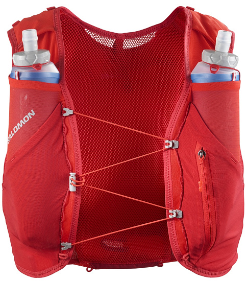 Жилет Salomon Adv Skin 5 Set Flame Scarlet/Haute Red - Фото 2 большая
