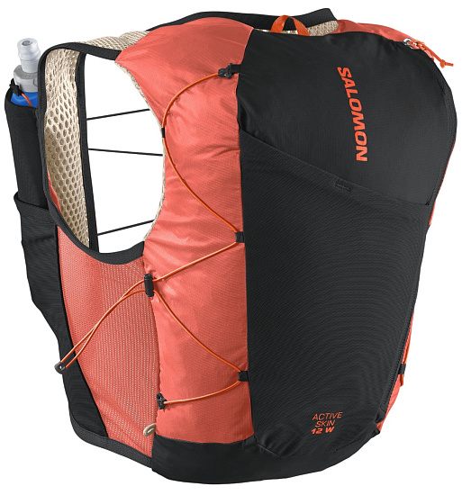 Жилет женский Salomon Active Skin 12 W Emerglow/Black - Фото 1 большая