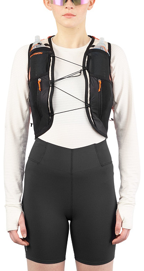 Жилет женский Salomon Active Skin 12 W Emerglow/Black - Фото 4 большая