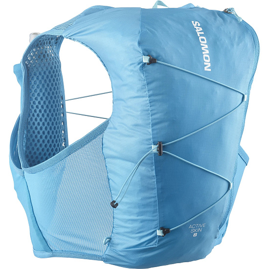 Жилет Salomon Active Skin 8 Set Blue Danube/Blue Curacao - Фото 2 большая