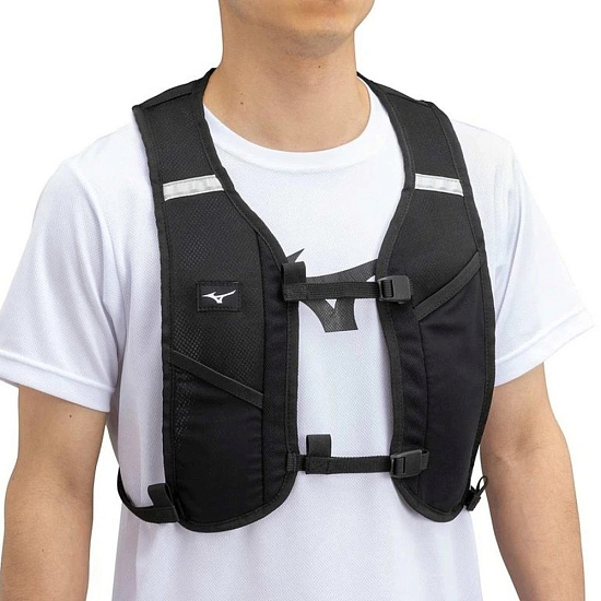 Рюкзак Mizuno Mesh NR Black/Light Grey - Фото 3 большая