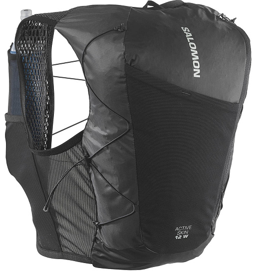 Жилет женский Salomon Active Skin 12 Black/Metal - Фото 2 большая