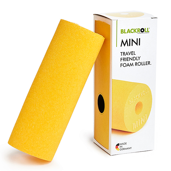 Массажный мини-ролл Blackroll Mini 15 см Желтый - Фото 3 большая