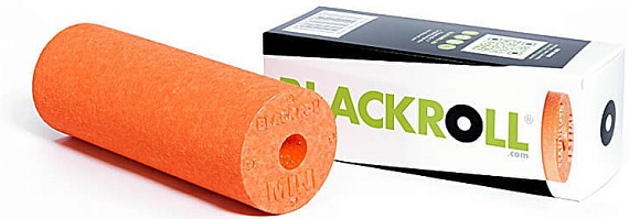 Массажный мини-ролл Blackroll Mini 15 см Оранжевый - Фото 2 большая