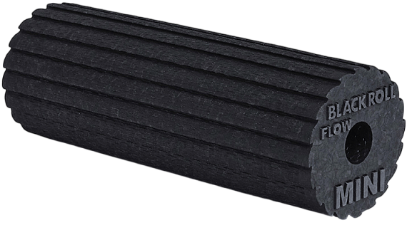 Массажный мини-ролл Blackroll Mini Flow 15 см Черный - Фото 1 большая