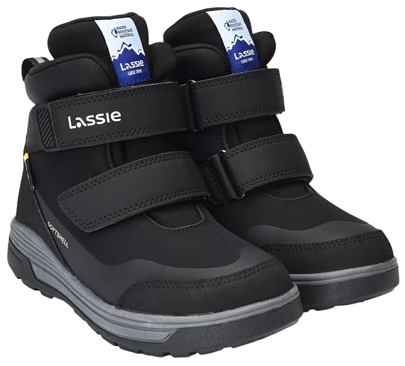 Ботинки детские Lassie Kouvola Black - Фото 4 большая