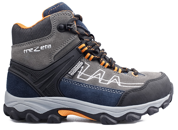 Ботинки детские Trezeta Storm WP Kid Grey/Orange - Фото 1 большая