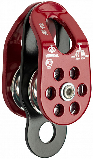 Блок-ролик Vertical двойной дюралевый с подшипником - Фото 1 большая