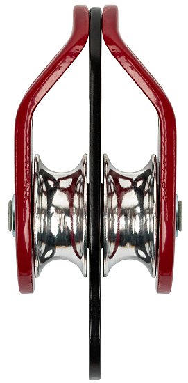 Блок-ролик Vertical двойной дюралевый с подшипником - Фото 3 большая