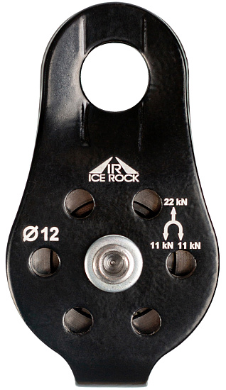 Блок-ролик Vertical стальной с фиксированными щечками с подшипником - Фото 2 большая